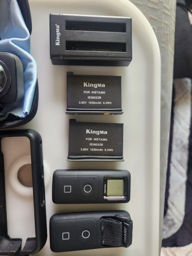 Insta 360 One X2 with accesories, Photography, Video Cameras on
