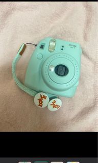 Instax  mini 9 pastel Tiffany blue fujifilm camera
