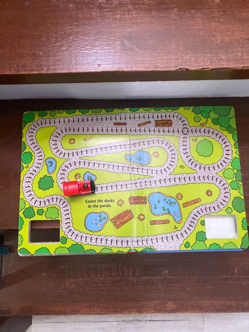 Interactive and adventure book train, Babies & Kids, Infant Playtime on ...