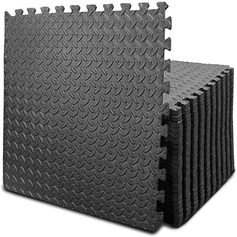 Interlocking Mats (Category: Exercise Mats) located in Las Pinas. Submitted by razoos (Listing ID 1255375420, Image 3). Description: Pictures grabbed from where i bought it. PM me for actual pictures. PRCTZ Interlocking Mat 24”x24”x 1/2 inch 61 x 61 1.2cm premium quality FOAM DURABLE NON-SKID TEXTURED MATS SIMPLE TO INSTALL , CONNECTS QUICKLY WATER AND NOISE RESISTANT EASY TO CLEAN.