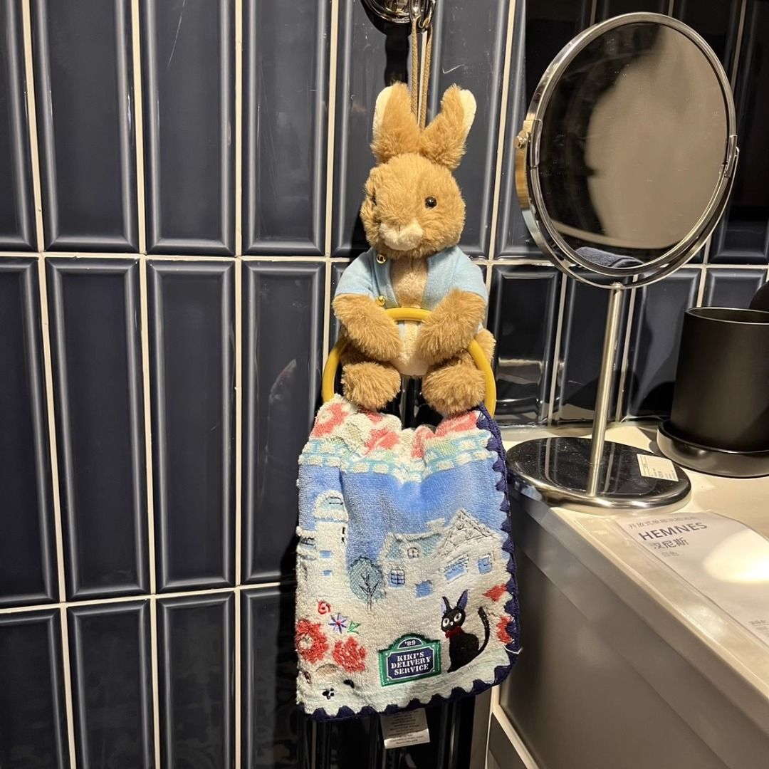 Japan Uchino Peter Rabbit Towel Holder Plush, Furniture & Home Living ...