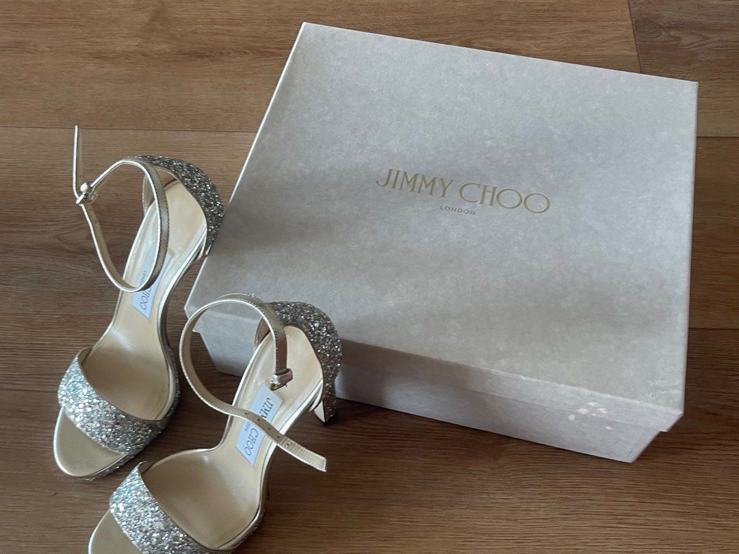 Jimmy choo best sale misty 120 glitter