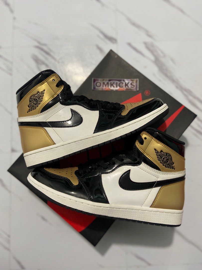 Jordan 1 high gold toe hotsell