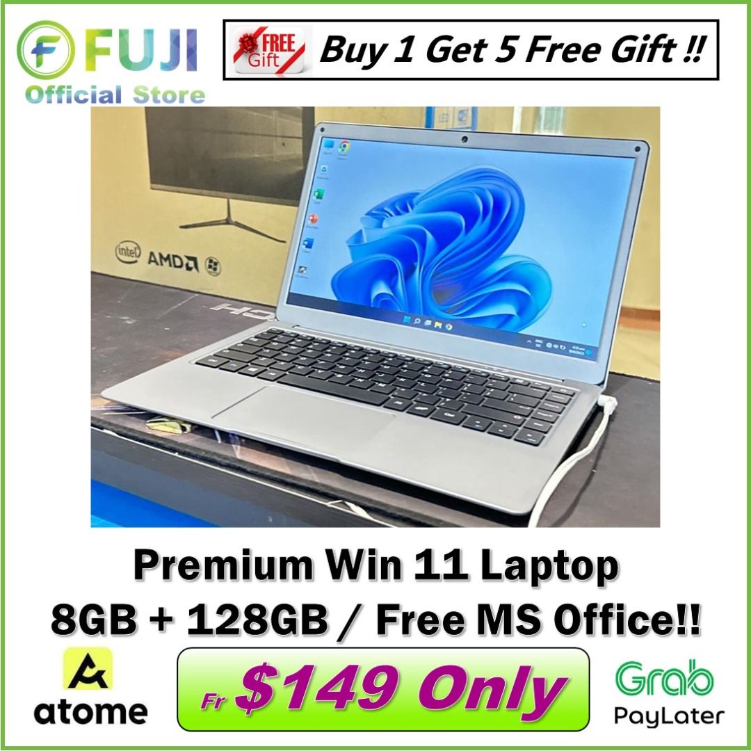 Jumper X3 Premium 14 Inch Slim Laptop Windows 11 Free MS Office 8GB RAM 128GB SSD Super Lightweight Cheapest Deal in Town