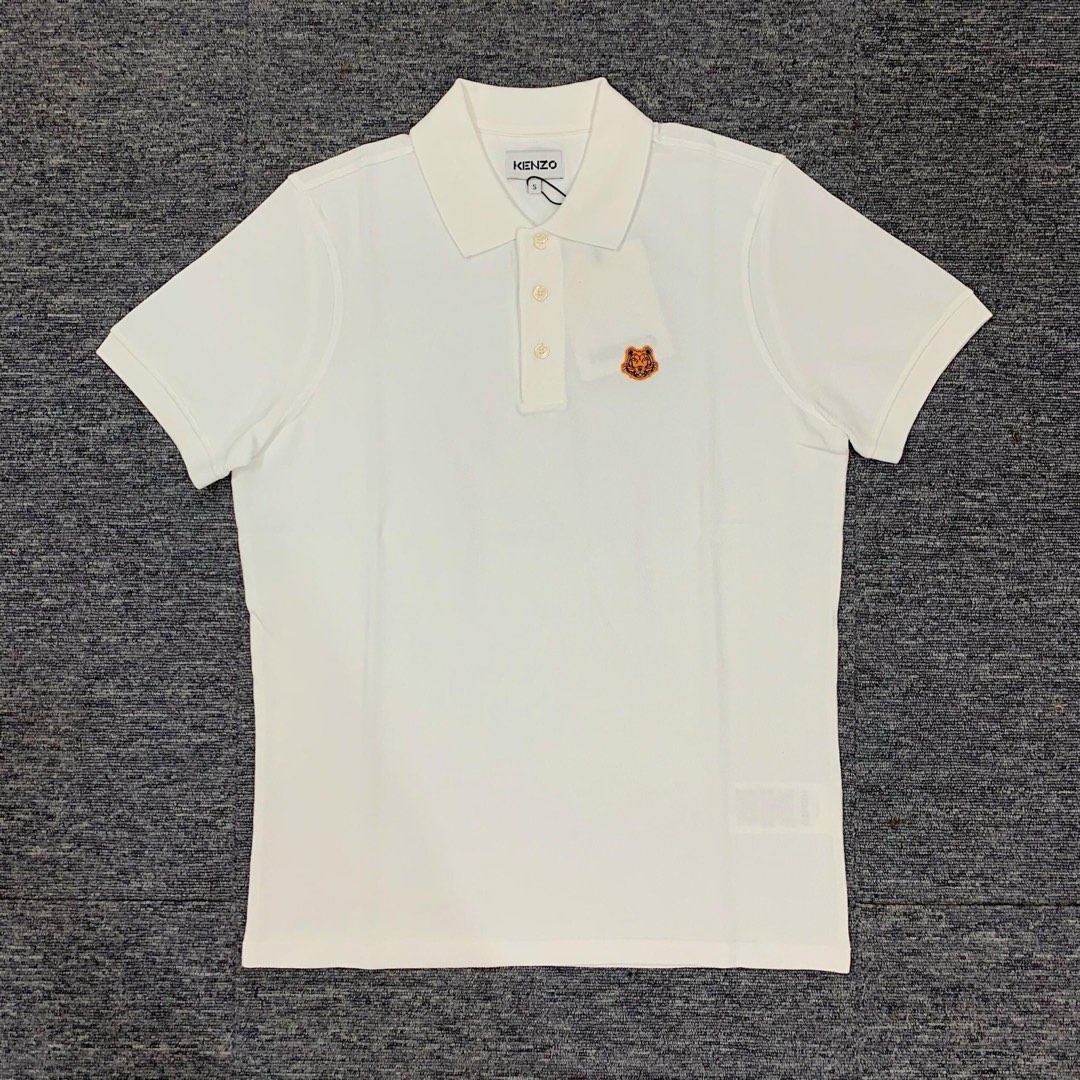 kenzo polo shirt white