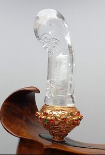 Keris Jawa Patrem Luk 5 Rare Crystal Handle Collection Purposes