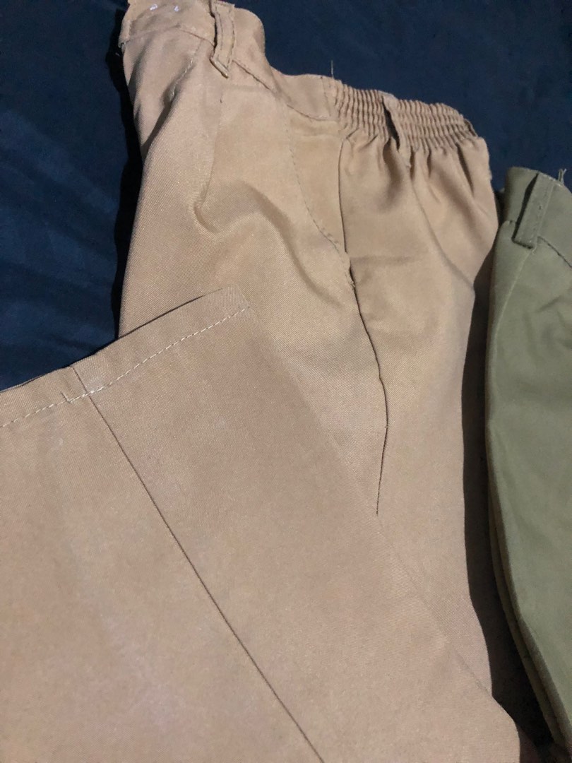 Khaki school uniform pants and shorts, Babies & Kids, Babies & Kids