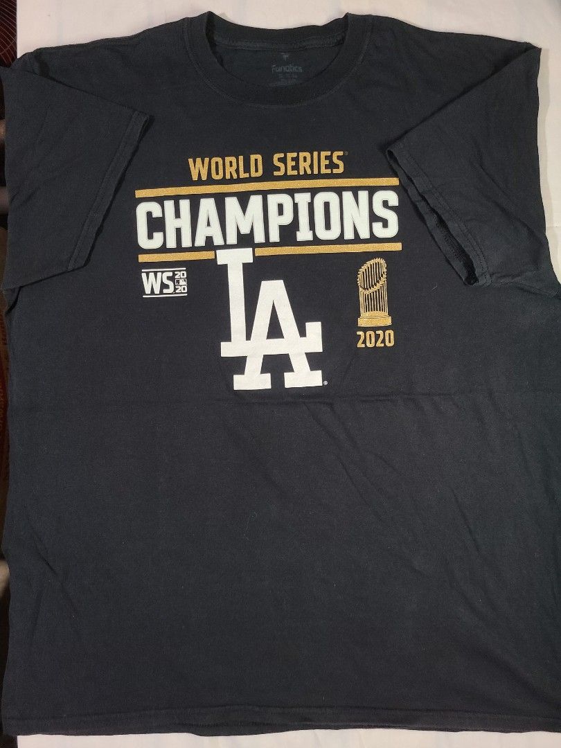 Youth Los Angeles Dodgers Fanatics Branded Royal 2020 World Series  Champions Jersey Roster T-Shirt