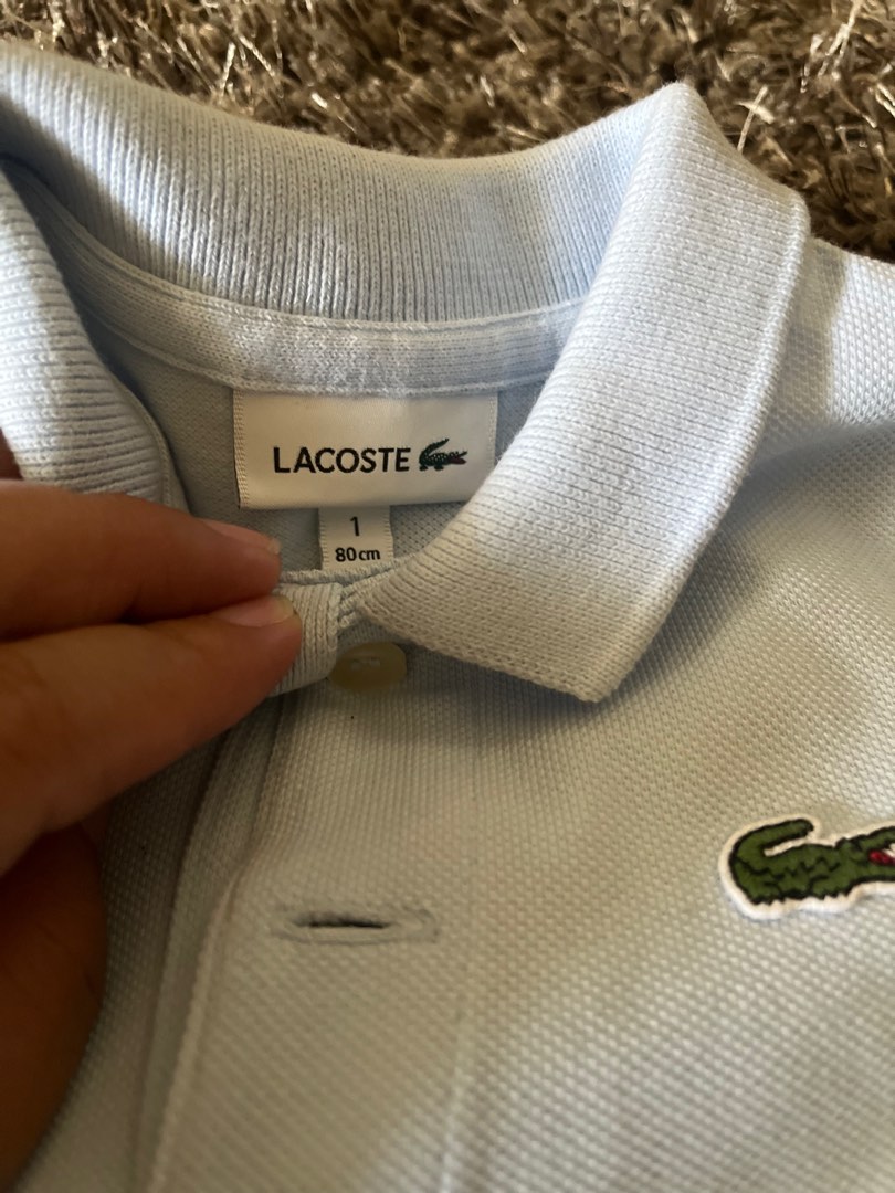 Lacoste Baby Polo Shirt, Babies & Kids, Babies & Kids Fashion on Carousell