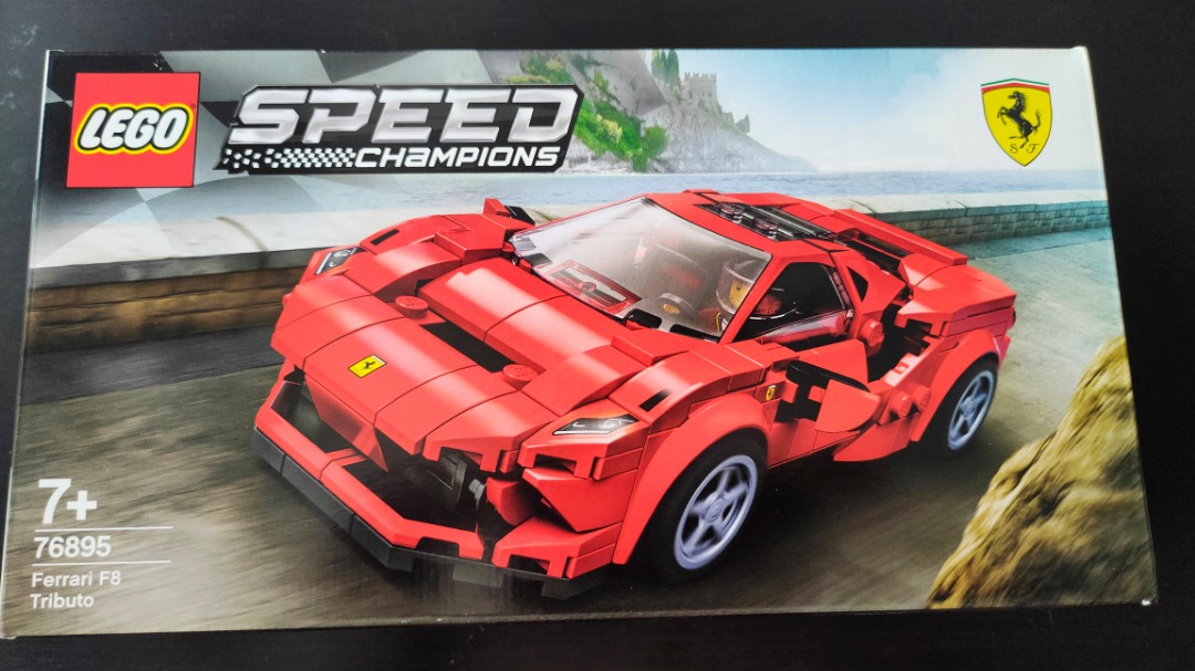 LEGO Speed Champions 76895 Ferrari F8 Tributo Racing Model Car
