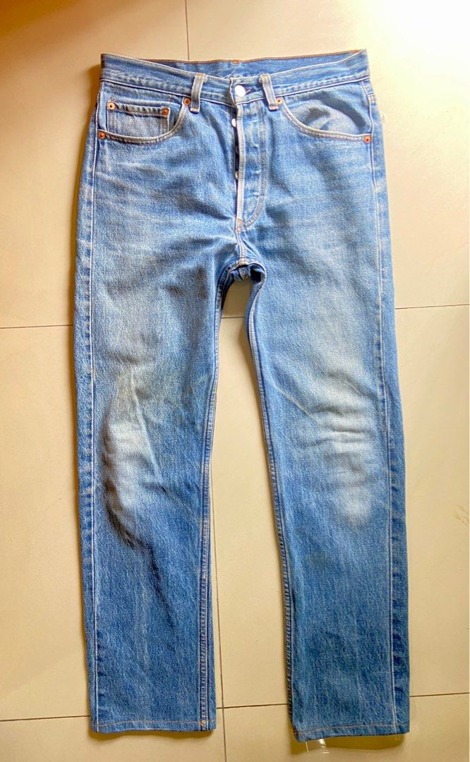 Levis 501 Straight W30 L30 Men s Fashion Bottoms Jeans on