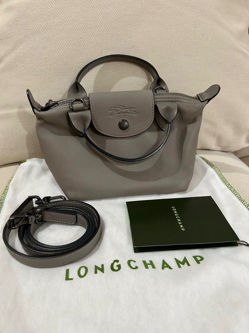 Le Pliage Xtra XS Handbag Turtledove - Leather (L1500987P55)