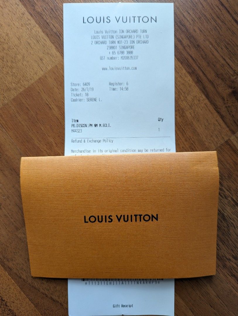 LOUIS VUITTON M44323 Pochette Discovery PM Monogram Eclipse Clutch