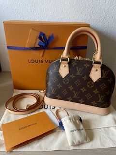 Authenticated Used Louis Vuitton M53152 Alma BB Monogram Handbag Canvas  Ladies 
