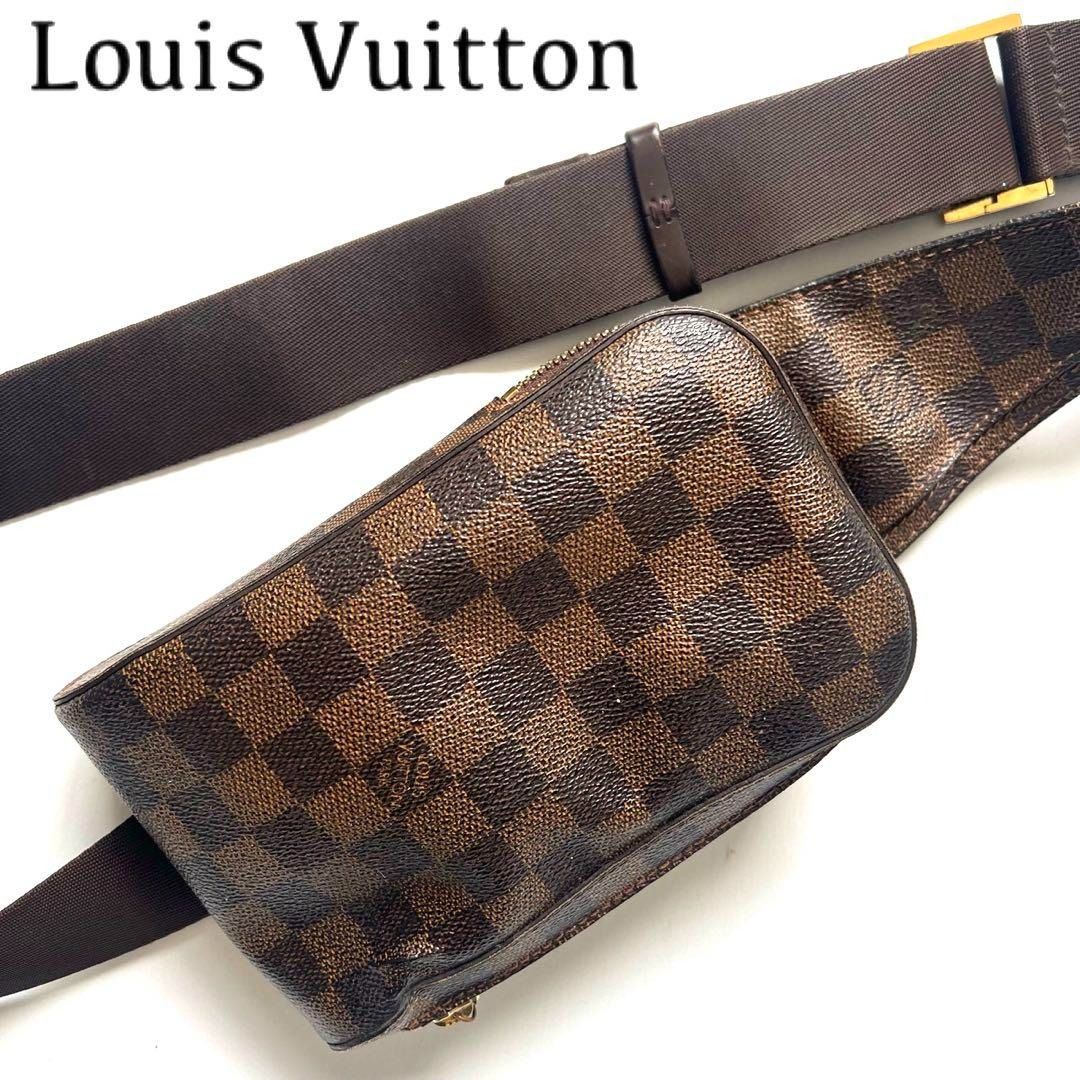 Louis Vuitton Damier Geronimo Shoulder Bag Body Waist N51994 Brown