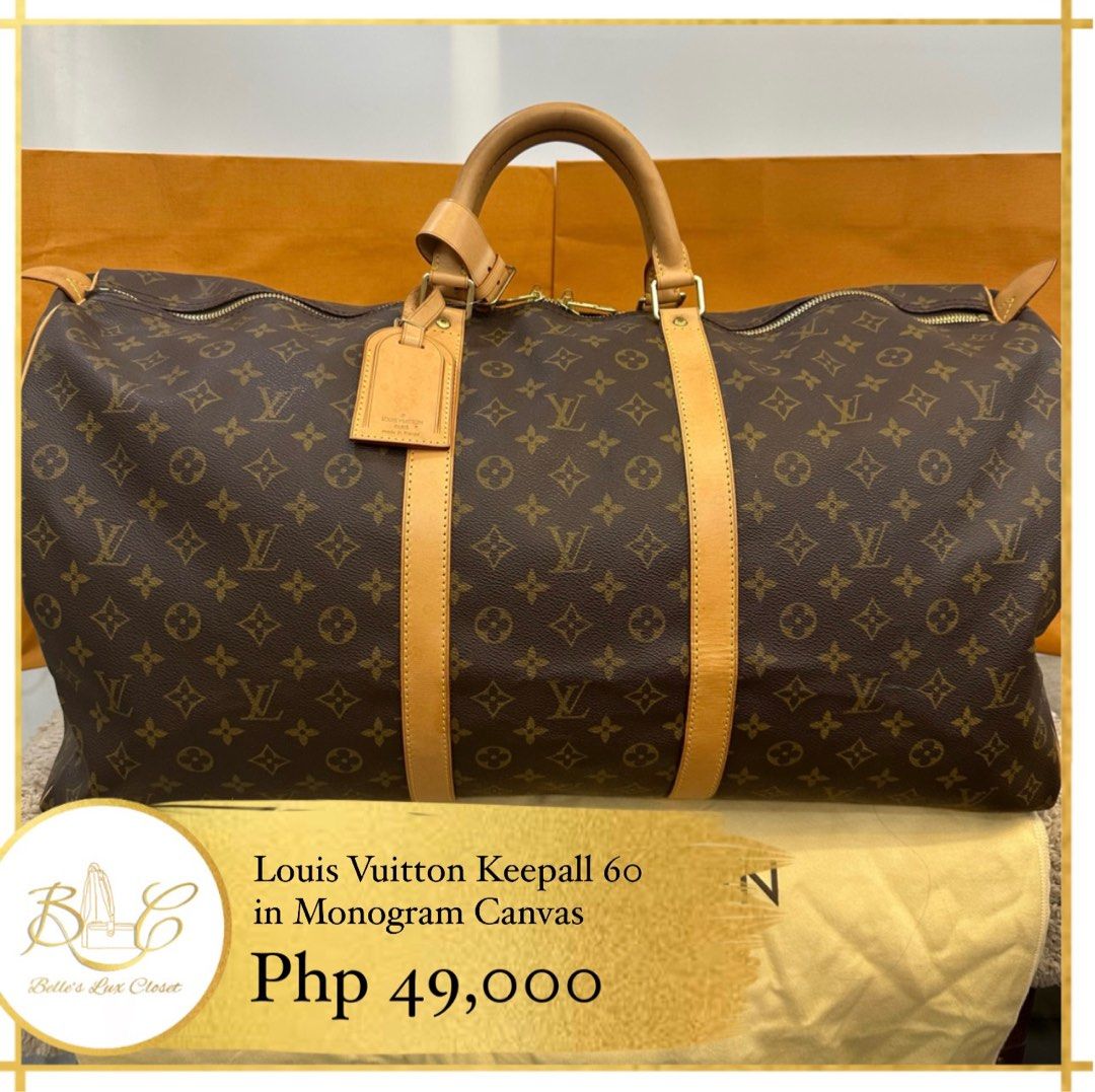 Louis Vuitton Keepall 50 Bandouliere Monogram, Luxury, Bags & Wallets on  Carousell