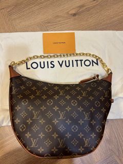 Authenticated Used Louis Vuitton LOUIS VUITTON Loop Monogram M81098  Shoulder Bag Crossbody Chain Strap Leather 