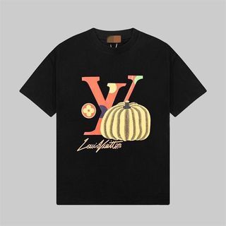 LOUIS VUITTON Sequin Logo T-shirt Men Size S Authentic New Unused from Japan
