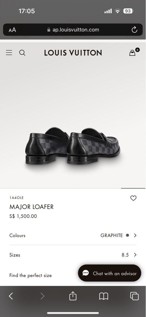 Louis Vuitton 1A5A3K Major Loafer