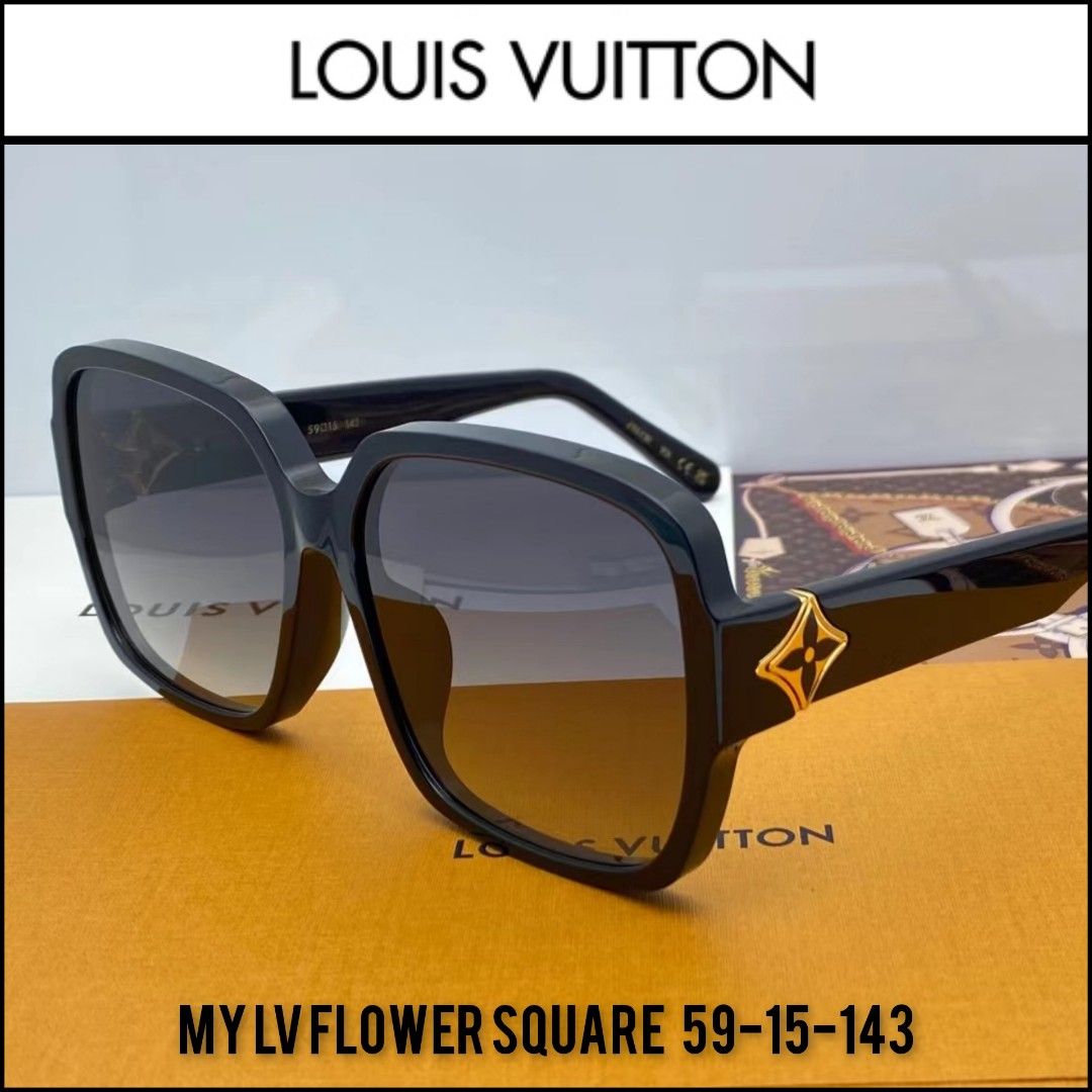 3D model Louis Vuitton My Flower Square Sunglasses VR / AR / low-poly