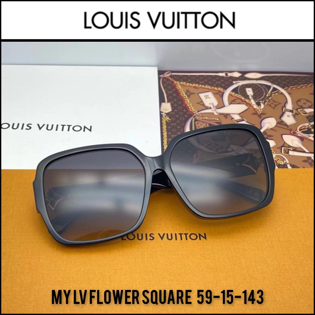 Louis Vuitton Z1664E Sunglasses Lv Moon Square Full Rim Monogram Used