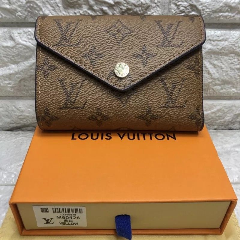Louis Vuitton LV Monogram Leather Trifold Wallet - Brown Wallets