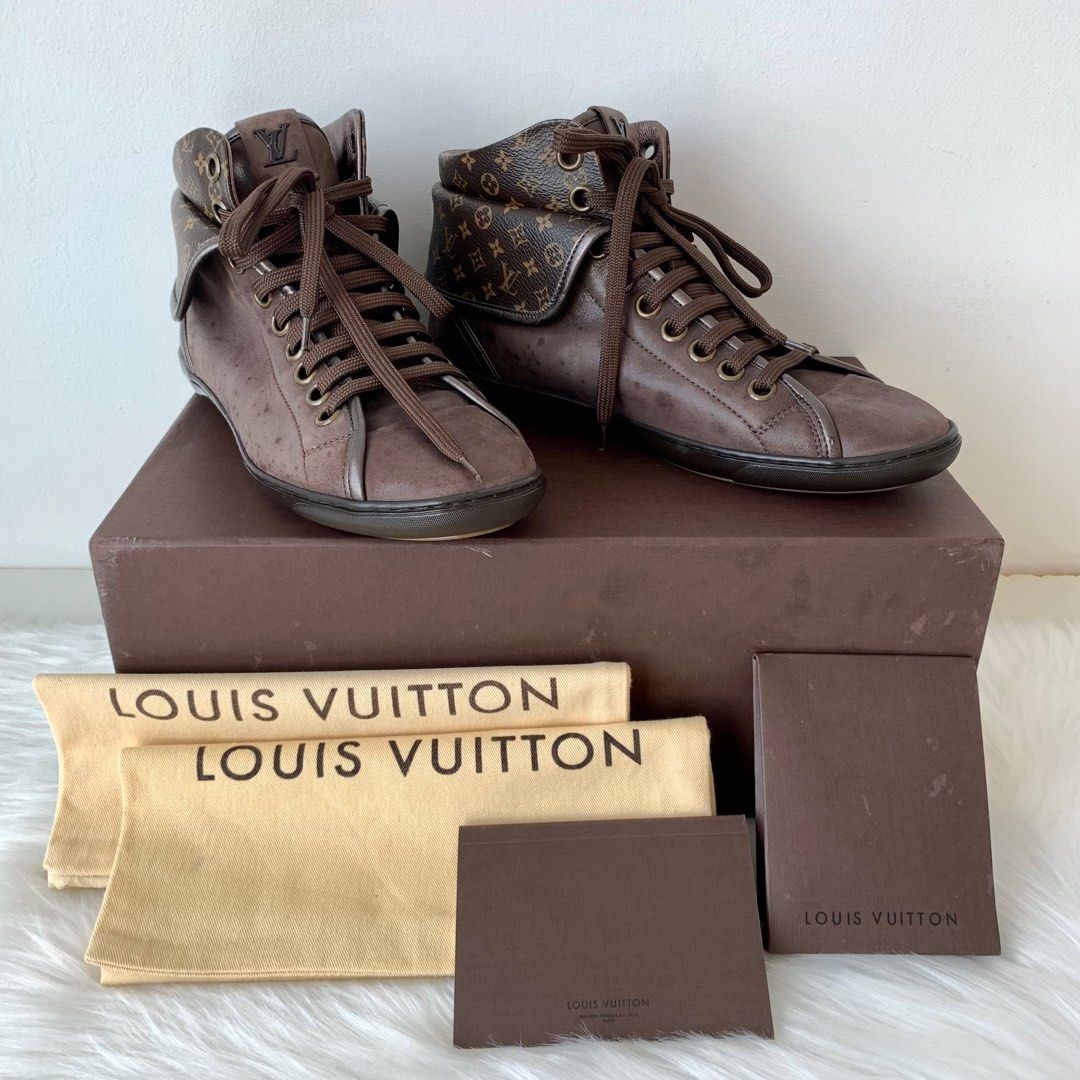 Louis Vuitton, Shoes, Louis Vuitton Brea Foldover Monogram Sneakers