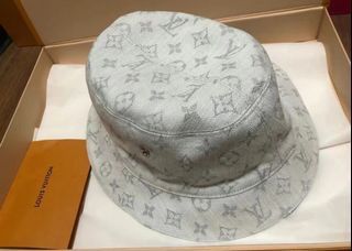 Louis Vuitton Denim Bucket Hat, Men's Fashion, Watches & Accessories, Caps  & Hats on Carousell