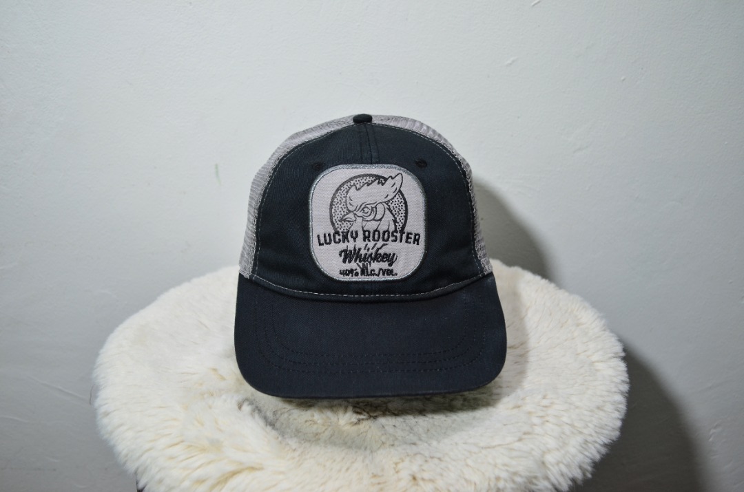 Lucky rooster whiskey trucker hat deals