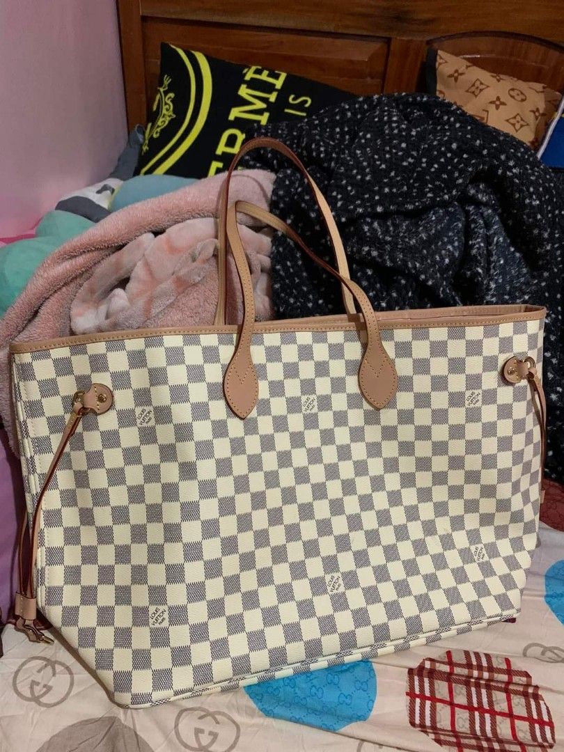 LV CODE SP1068 NEVERFULL TOTE, Luxury, Bags & Wallets on Carousell