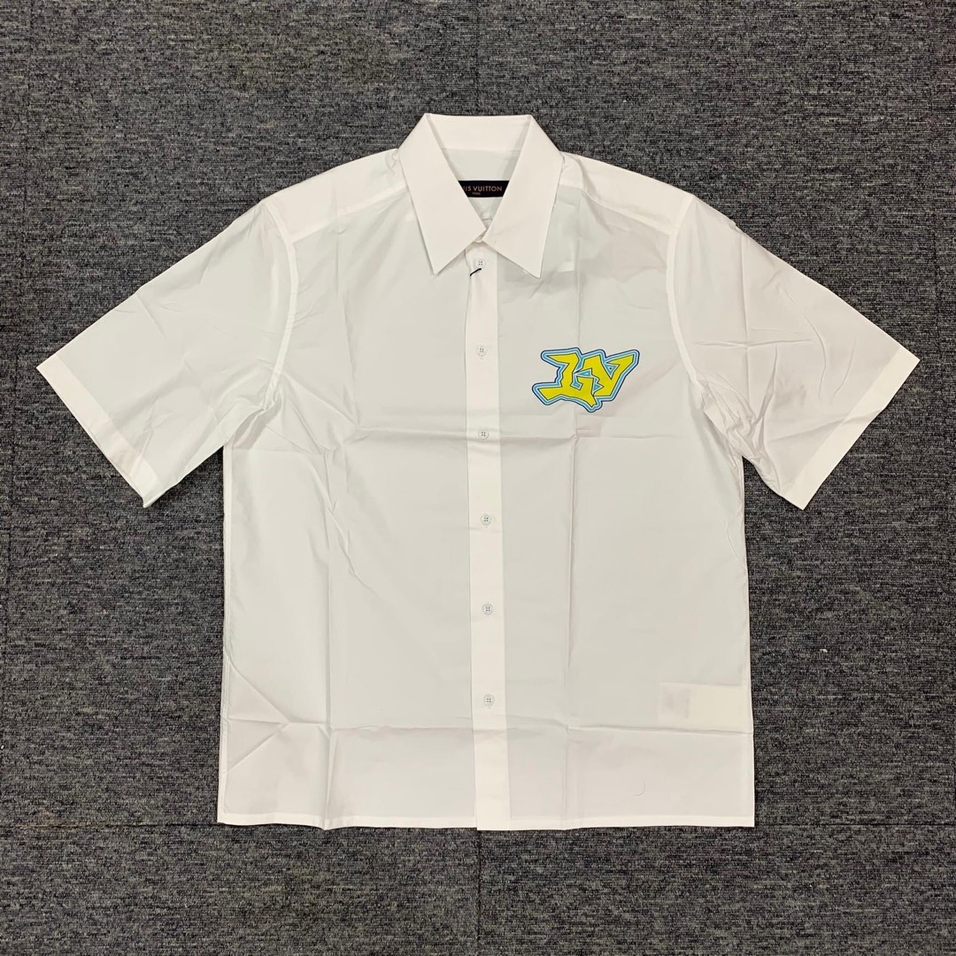 louis vuitton short sleeve button down