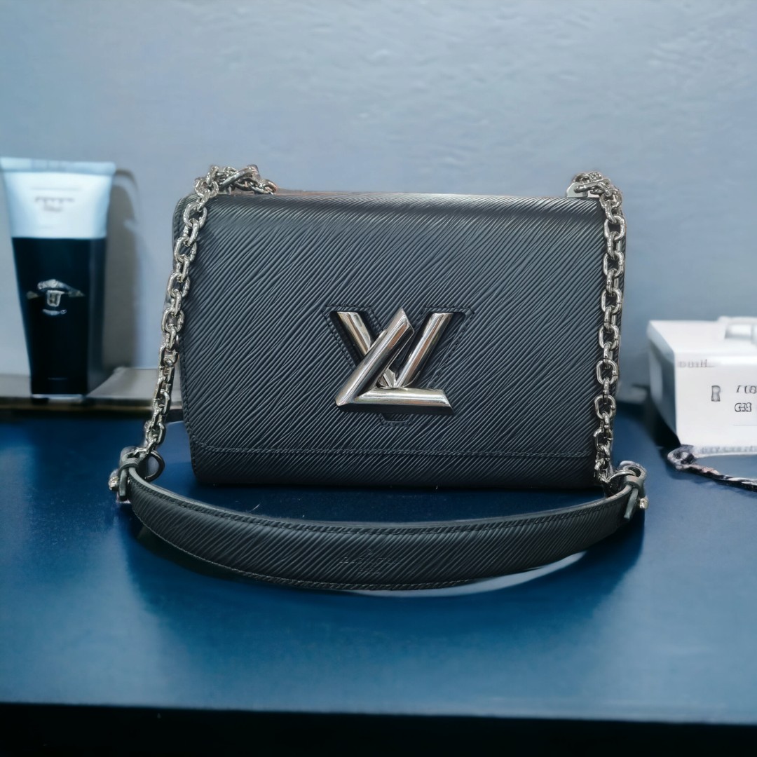 LV Twist Wallet On Chain / Belt Bag Epi leather Black / Phw, Luxury, Bags &  Wallets on Carousell