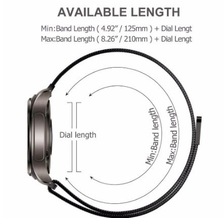 Garmin vivoactive 3 strap width on sale