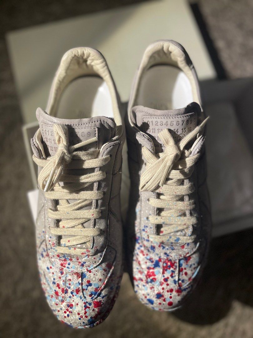Margiela paint clearance splatter sneakers