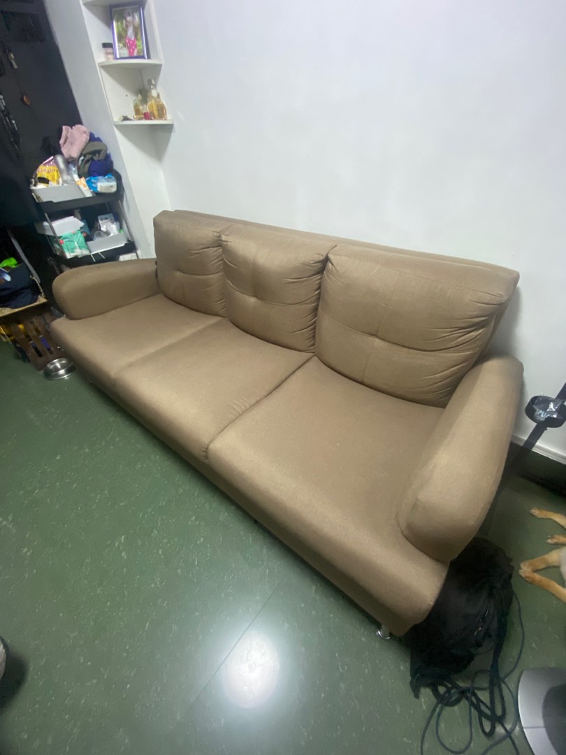 Mandaue foam boston sofa 3 seater, Furniture & Home Living, Furniture