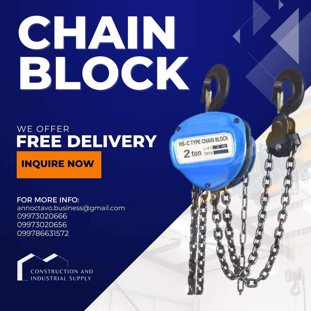 Manual Hoist Lifting Equipment Heavy Lifting Industrial Lifting