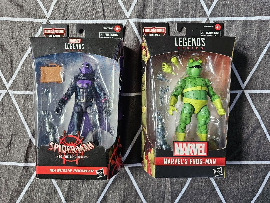 Marvel Legends Stiltman Wave Set of 6 Into The Spiderverse, Hobbies