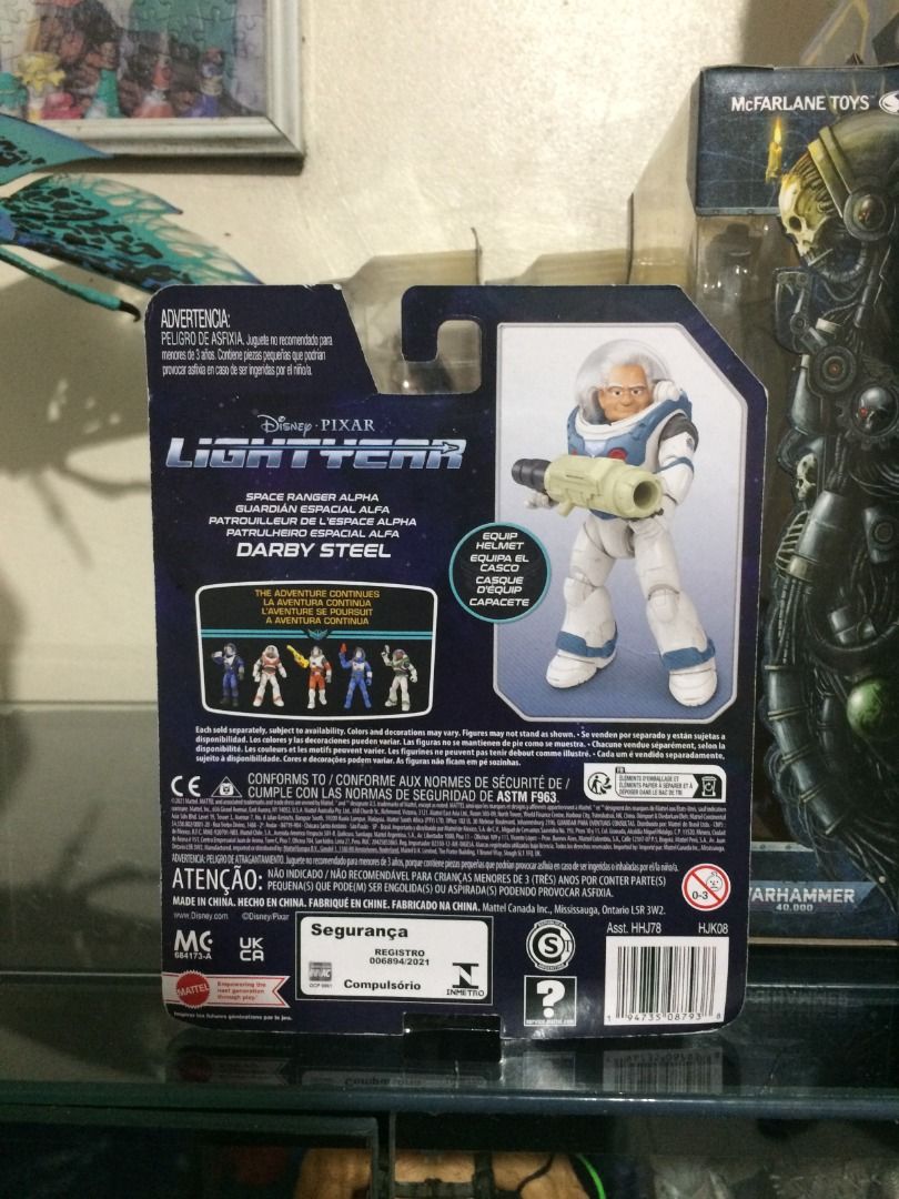 Mattel Lightyear Toys Space Ranger Alpha Darby Steel 5-in Scale Action ...