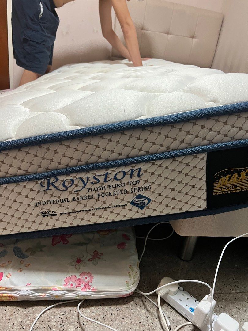 Mattress + Bed Frame (Set), Furniture & Home Living, Furniture, Bed