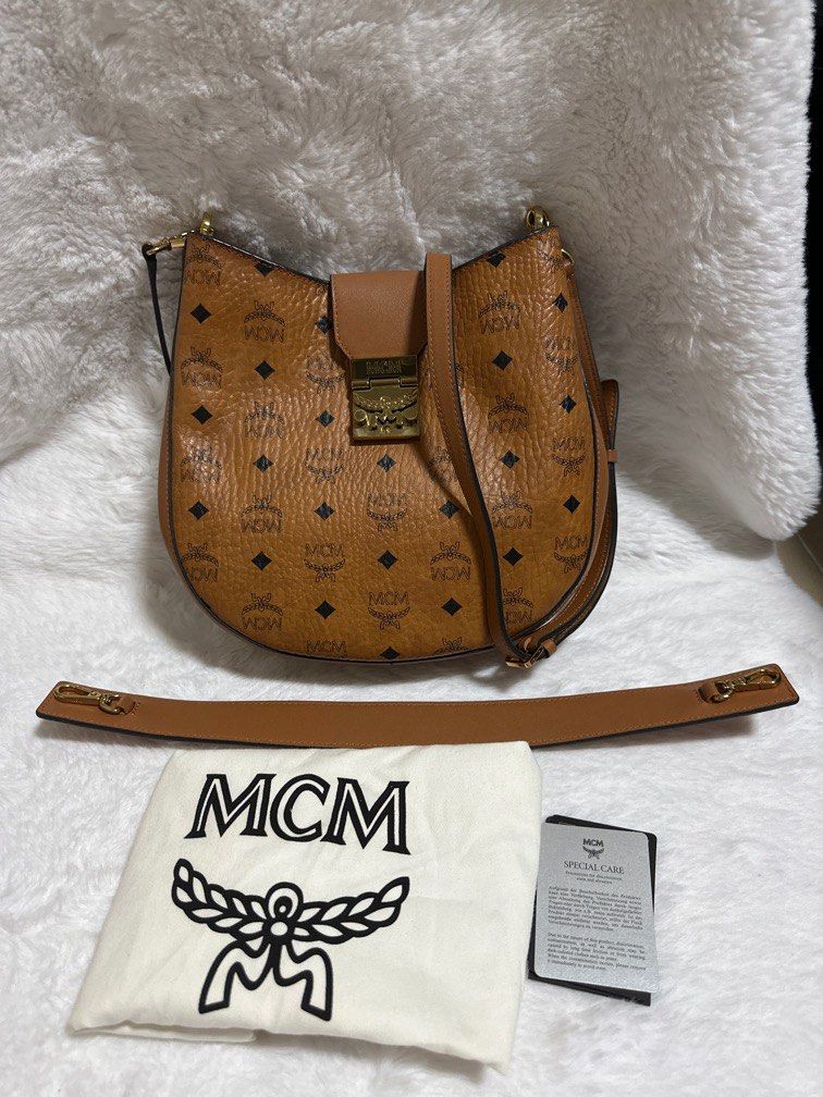 MCM Hobo Bag Round Base Luxury Bags Wallets on Carousell