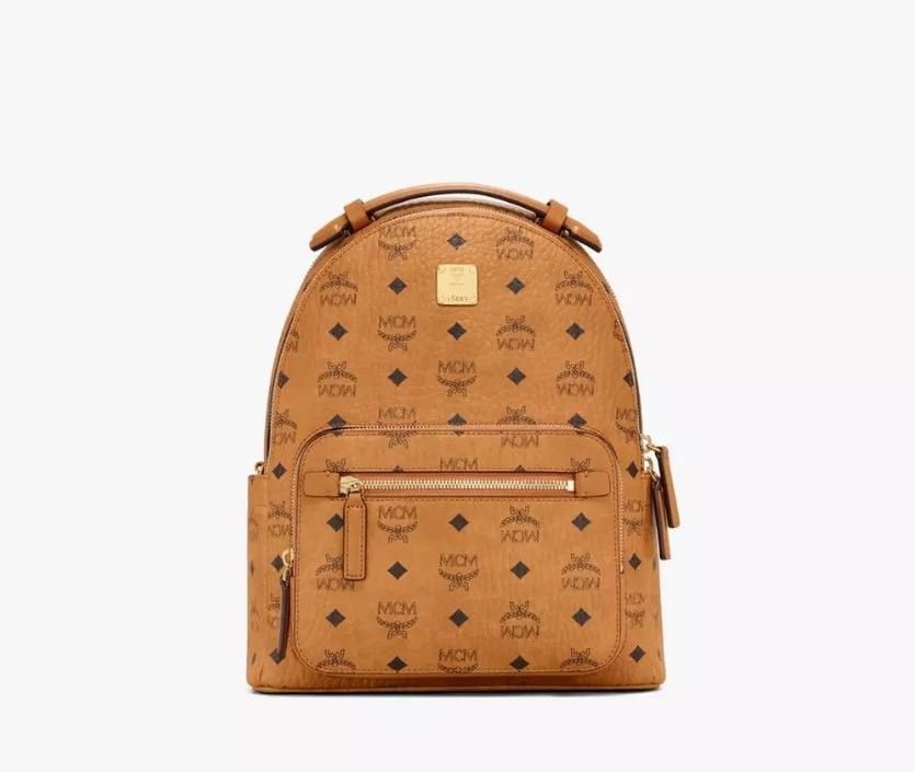Mcm backpack cognac medium sale