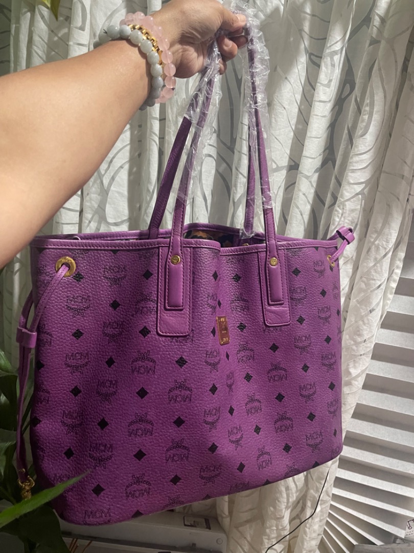 MCM tote bag, Luxury, Bags & Wallets on Carousell