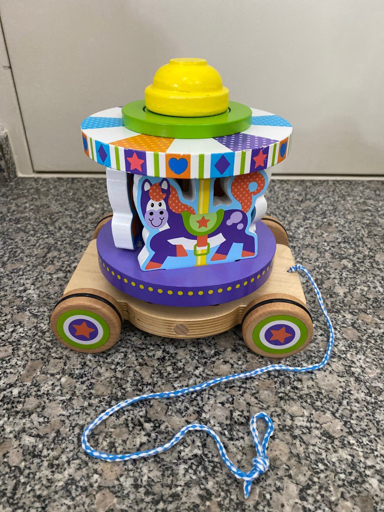 Melissa and sales doug carousel