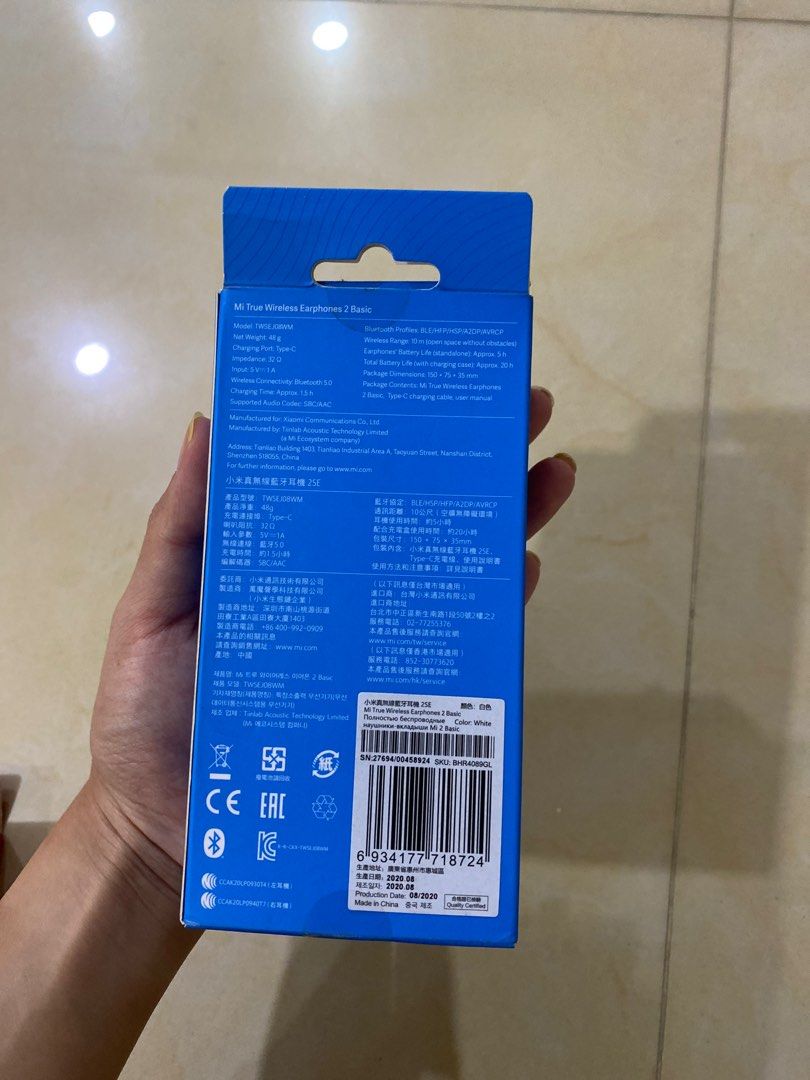 Mi true wireless earphones 2 basic manual español 2025