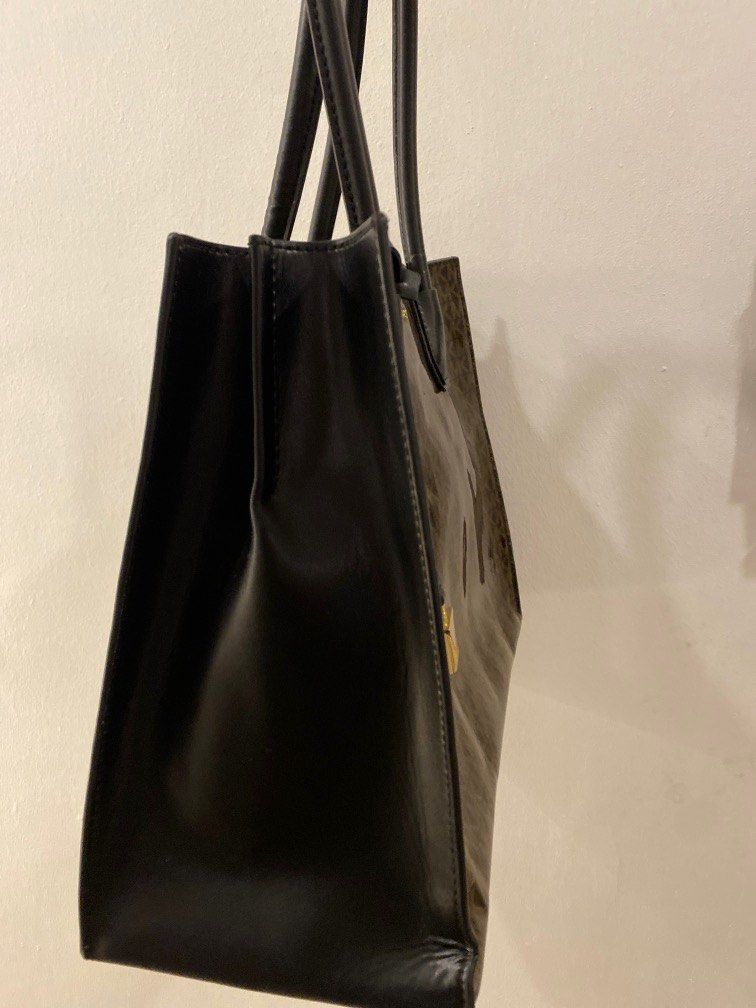 Michael Kors Mercer Glossy Signature Tote