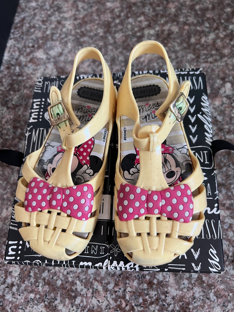 Mini Melissa Mickey Mouse sandals Babies Kids Babies Kids Fashion on Carousell