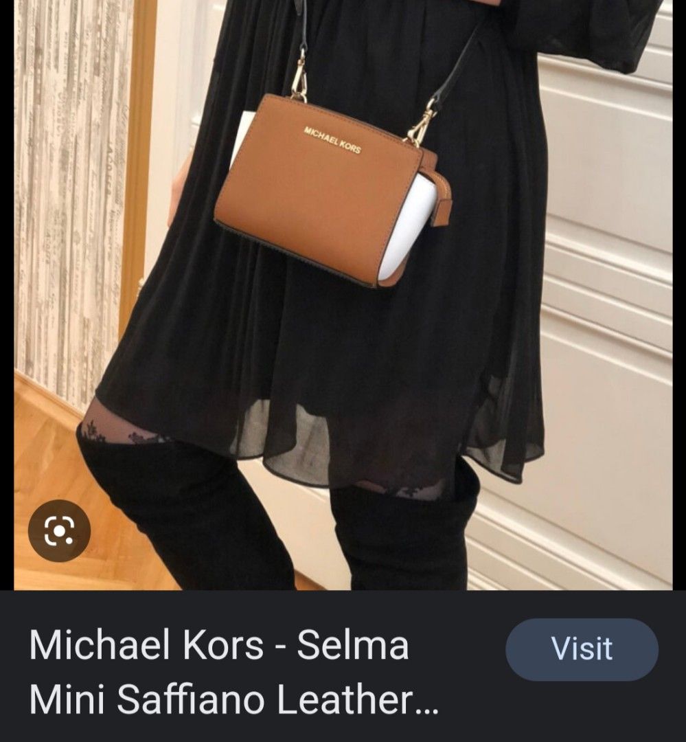 MK SELMA MINI 2 TONE, Luxury, Bags & Wallets on Carousell