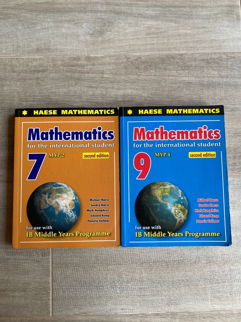 MYP Year 9 Math Textbook (2nd Edition)｜Haese Mathematics, 興趣及遊戲, 書本 & 文具, 教科書 Carousell