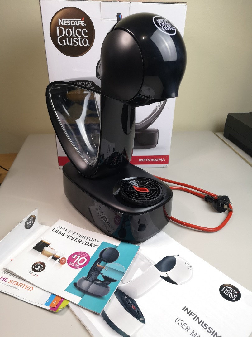Nescafe Dolce Gusto Infinissima Espresso Pods Coffee Machine, TV