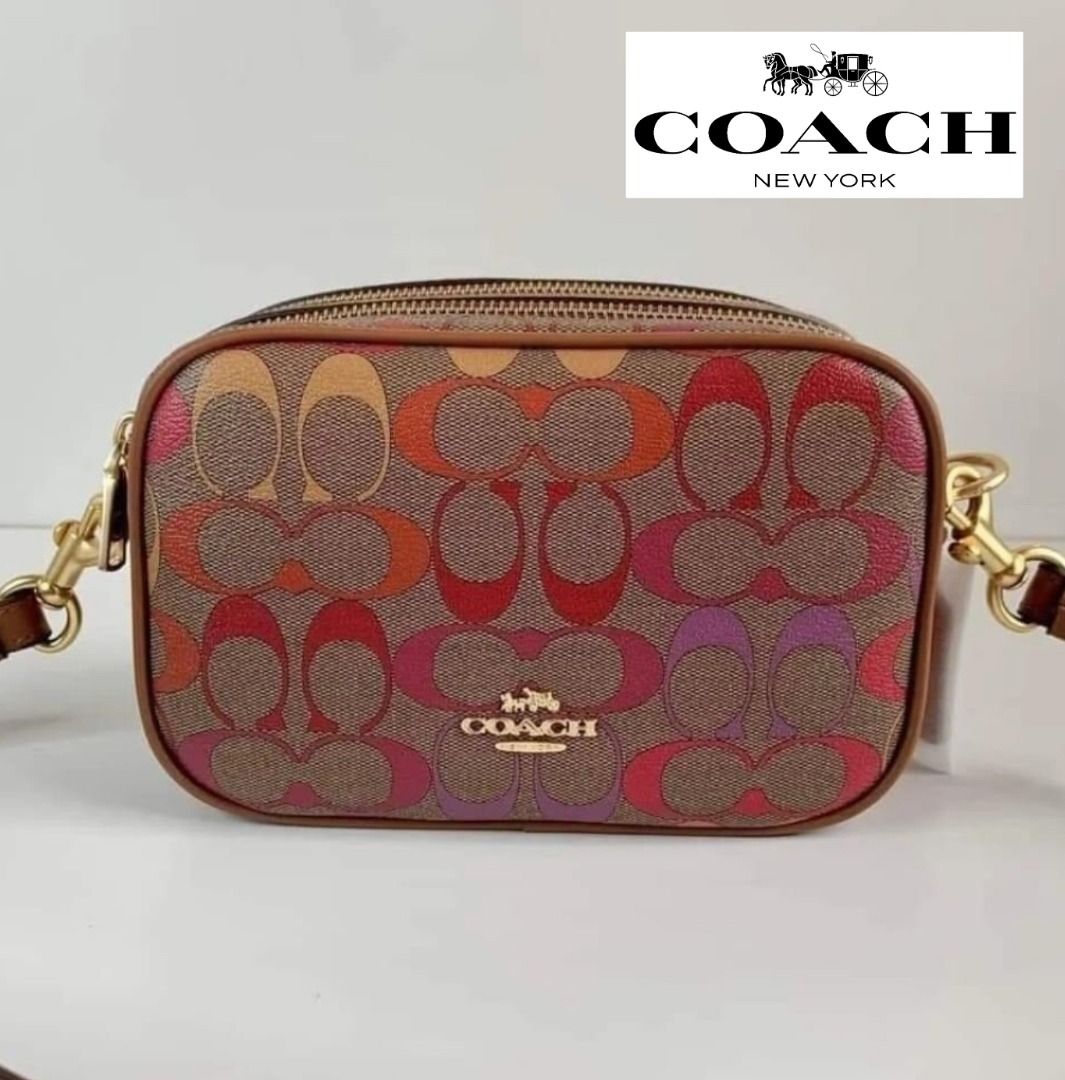 SOLD!!!Coach Jes Crossbody 20 In Rainbow